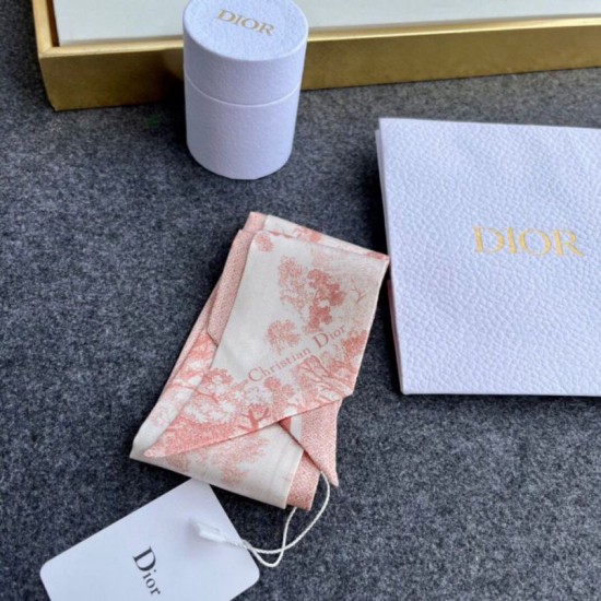 Replica Dior Toile de Jouy Sauvage Mitzah Scarf Silk Twill Pink Fake