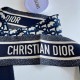 Replica Dior Oblique Mitzah Scarf Silk Twill Blue Fake