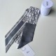 Replica Dior Oblique Mitzah Scarf Silk Twill Grey Fake