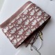 Replica Dior Oblique Mitzah Scarf Silk Twill Pink Fake