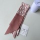 Replica Dior Oblique Mitzah Scarf Silk Twill Pink Fake
