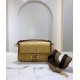 Replica Fendi Baguette Medium Bag Natural Straw Fake