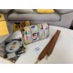 Replica Fendi Baguette Medium Bag Multicolour Canvas Fake