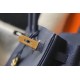 Replica Hermes Birkin 30cm Bag Clemence Dark Blue Fake