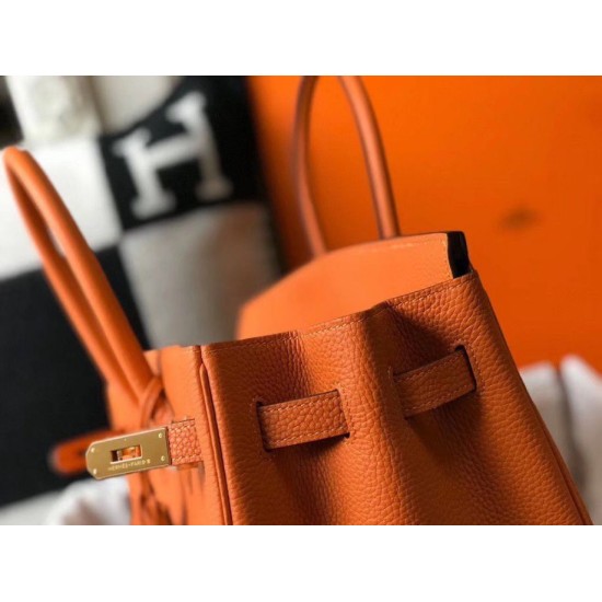 Replica Hermes Birkin 25cm 30cm 35cm Bag Clemence Orange Replica Hermes Birkin 25cm 30cm 35cm Bag Clemence Orange