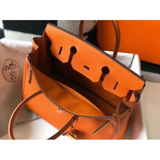 Replica Hermes Birkin 25cm 30cm 35cm Bag Clemence Orange Replica Hermes Birkin 25cm 30cm 35cm Bag Clemence Orange
