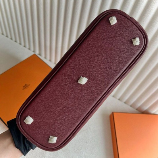 Replica Hermes Bolide 1923 25 Handmade Bag Rouge H Evercolor Fake