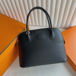 Replica Hermes Bolide 1923 27 Handmade Bag Black Fake