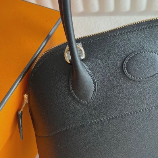 Replica Hermes Bolide 1923 27 Handmade Bag Black Fake
