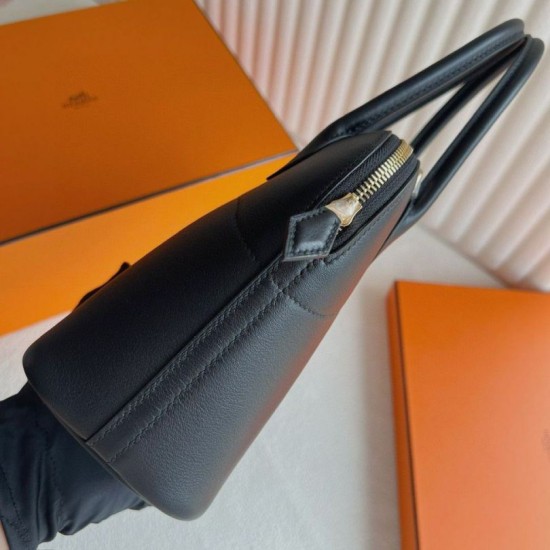 Replica Hermes Bolide 1923 27 Handmade Bag Black Fake