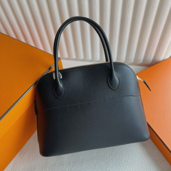 Replica Hermes Bolide 1923 27 Handmade Bag Black Fake