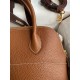 Replica Hermes Bolide 1923 31 Handmade Bag Clemence Gold Fake