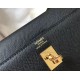 Replica Hermes Kelly 25cm Sellier Bag Epsom Black Fake