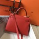 Replica Hermes Kelly 25cm Sellier Bag Piment Epsom Fake