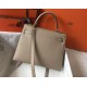 Replica Hermes Kelly 28cm Sellier Bag Tourterelle Epsom Fake