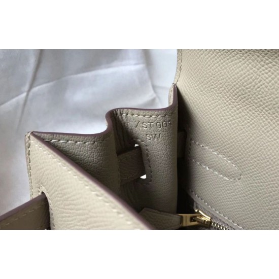 Replica Hermes Kelly 28cm Sellier Bag Tourterelle Epsom Fake