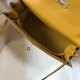 Replica Hermes Kelly 28cm Sellier Bag Yellow Epsom Fake