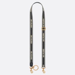 Replica Dior Adjustable Micro Shoulder Strap Blue Fake