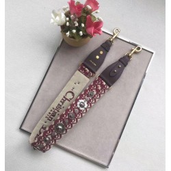 Replica Dior Oblique Shoulder Strap Bordeaux Fake