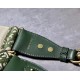 Replica Dior Oblique Shoulder Strap Green Fake