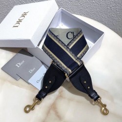 Replica Dior Blue Christian Dior Shoulder Strap Fake