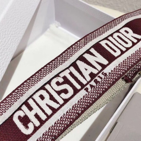 Replica Christian Dior Shoulder Strap Bordeaux Fake