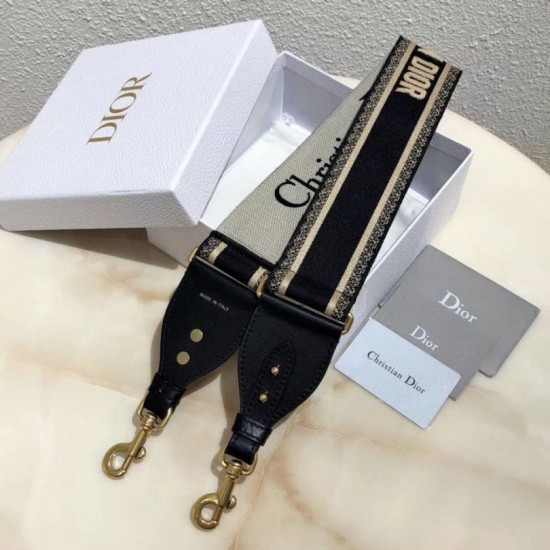 Replica Christian Dior Shoulder Strap Black Fake