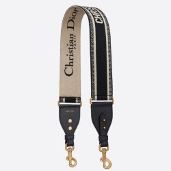 Replica Christian Dior Shoulder Strap Black Fake