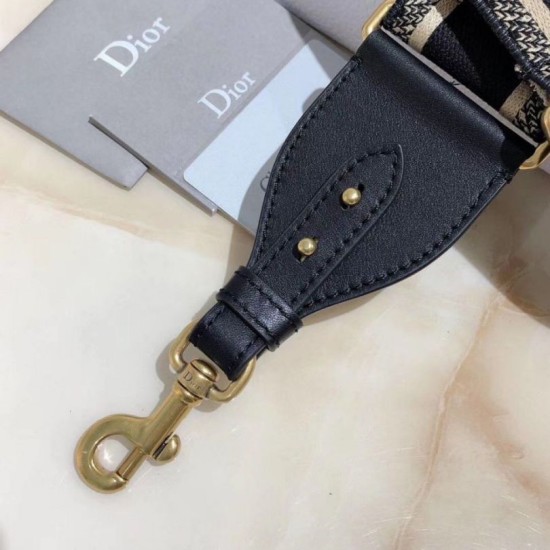 Replica Christian Dior Shoulder Strap Black Fake