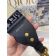 Replica Dior Shoulder Strap Dior Oblique Embroidered Velvet Blue Fake Replica Dior Shoulder Strap Dior Oblique Embroidered Velvet Blue Fake