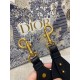 Replica Dior Shoulder Strap Dior Oblique Embroidered Velvet Blue Fake Replica Dior Shoulder Strap Dior Oblique Embroidered Velvet Blue Fake