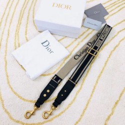 Replica Dior Embroidery Adjustable Shoulder Strap Blue Fake Replica Dior Embroidery Adjustable Shoulder Strap Blue Fake