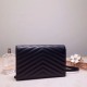 Replica YSL Saint Laurent WOC Envelope Chain Wallet All Black Fake