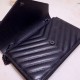 Replica YSL Saint Laurent WOC Envelope Chain Wallet All Black Fake