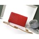 Replica YSL Saint Laurent WOC Monogram Chain Wallet Red Fake