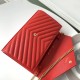 Replica YSL Saint Laurent WOC Monogram Chain Wallet Red Fake