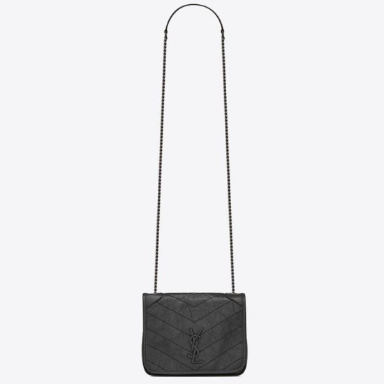 Replica YSL Saint Laurent WOC Niki Chain Wallet Storm Crinkled Fake Replica YSL Saint Laurent WOC Niki Chain Wallet Storm Crinkled Fake