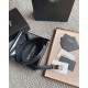 Replica YSL Saint Laurent New Cassandre Buckle Belt 20MM Black Fake