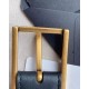 Replica YSL Saint Laurent New Cassandre Buckle Belt 30MM Black Fake