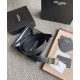 Replica YSL Saint Laurent New Cassandre Buckle Belt 30MM Black Fake