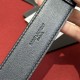 Replica YSL Saint Laurent Cassandre Square Buckle Belt 20MM Black Fake