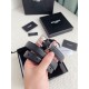 Replica YSL Saint Laurent Cassandre Square Buckle Belt 20MM Noir Fake