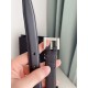 Replica YSL Saint Laurent Cassandre Square Buckle Belt 20MM Noir Fake