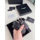 Replica YSL Saint Laurent Cassandre Square Buckle Belt 30MM Noir Fake