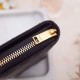 Replica YSL Saint Laurent Compact Zip Around Wallet Black Fake