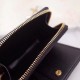 Replica YSL Saint Laurent Compact Zip Around Wallet Black Fake