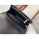 Replica YSL Saint Laurent Niki Large Wallet Crinkled Vintage Black Fake