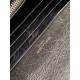 Replica YSL Saint Laurent Niki Large Wallet Crinkled Vintage Black Fake