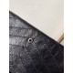 Replica YSL Saint Laurent Niki Large Wallet Crinkled Vintage Black Fake