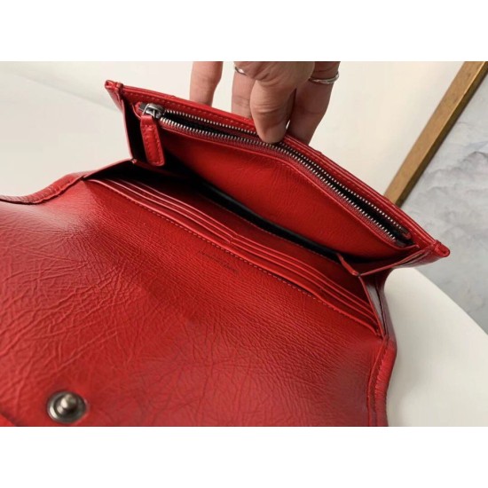 Replica YSL Saint Laurent Niki Large Wallet Crinkled Vintage Red Fake Replica YSL Saint Laurent Niki Large Wallet Crinkled Vintage Red Fake